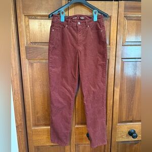 Women’s Corduroy Pants - Rust Red